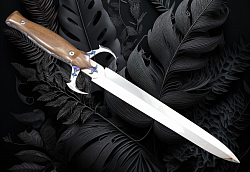 Fleur de lis dagger.